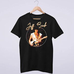 Jeff Beck T-Shirt Retro Guitar Playing Rock Music Fan Graphic Vintage 86